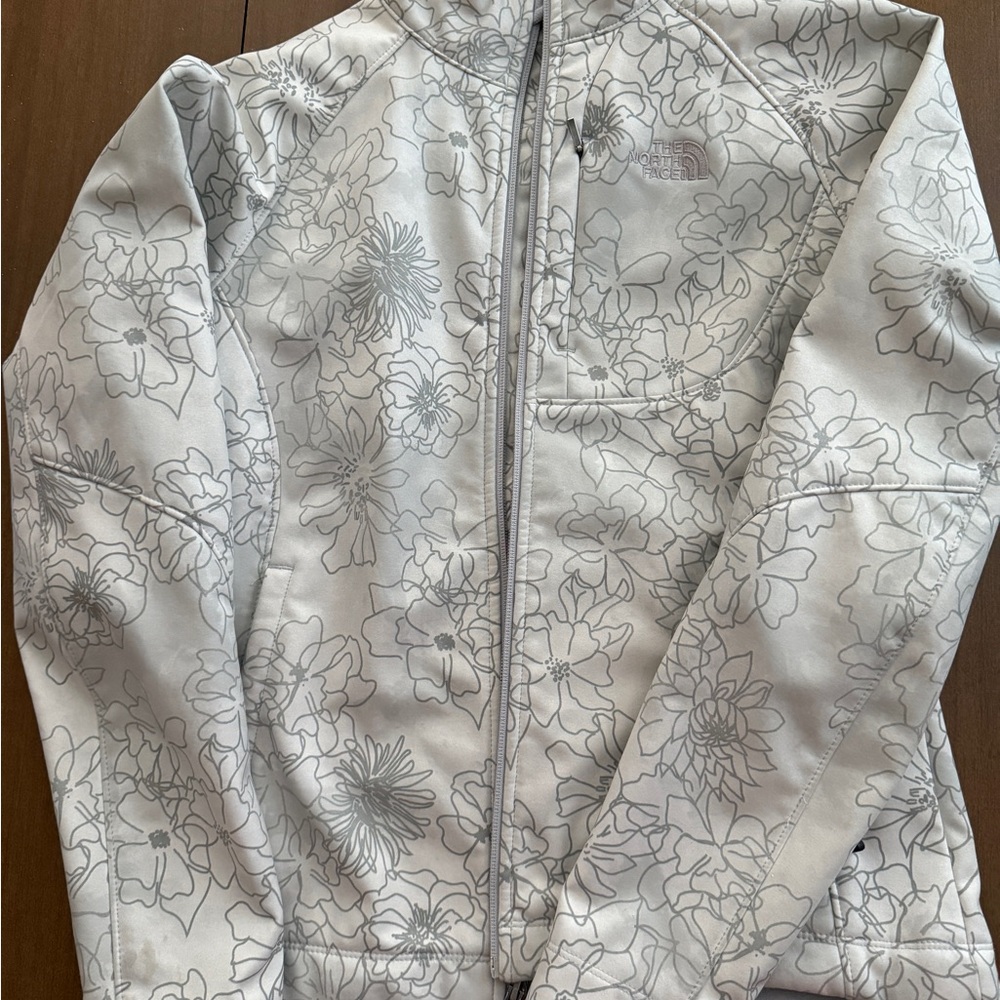 The North Face Women's Jacket - White and Gray